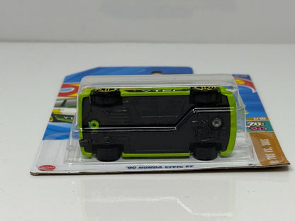 Hot Wheels HW 70s vs 90s 1990 Honda Civic EF 1:64 Diecast Green