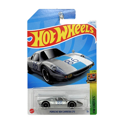 Hot Wheels Exotics Porsche 904 Carrera GTS 1:64 Diecast Silver