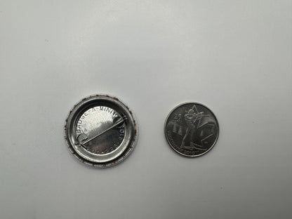I Believe Alien Pin-back Button UDT1
