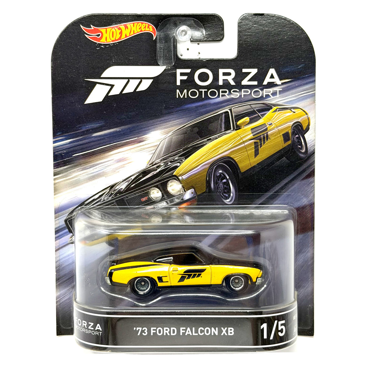 Hot Wheels Retro Entertainment Forza 1973 Ford Falcon XB 1:64 Diecast Yellow