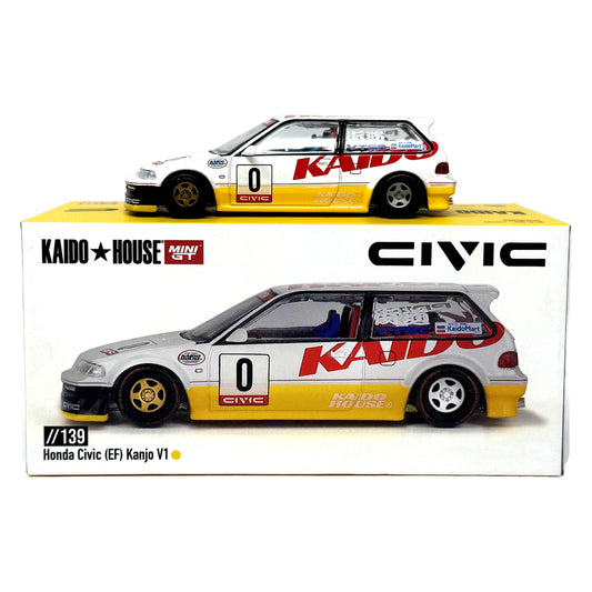 Mini GT Kaido House Honda Civic EF Kanjo V1 1:64 Diecast