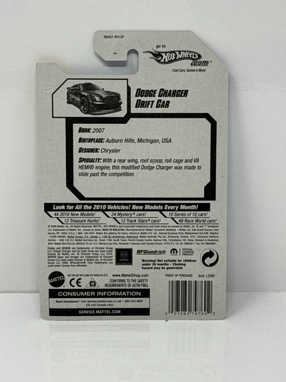 Hot Wheels 2010 New Models Dodge Charger Drift Car 1:64 Diecast Factory Sealed