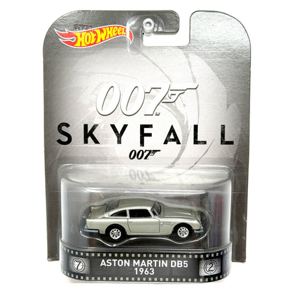 Hot Wheels Retro Entertainment James Bond 007 1963 Aston Martin DB5 1:64 Diecast