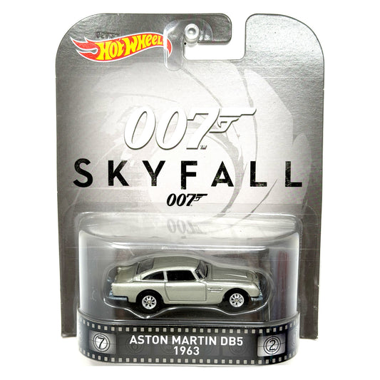 Hot Wheels Retro Entertainment James Bond 007 1963 Aston Martin DB5 1:64 Diecast