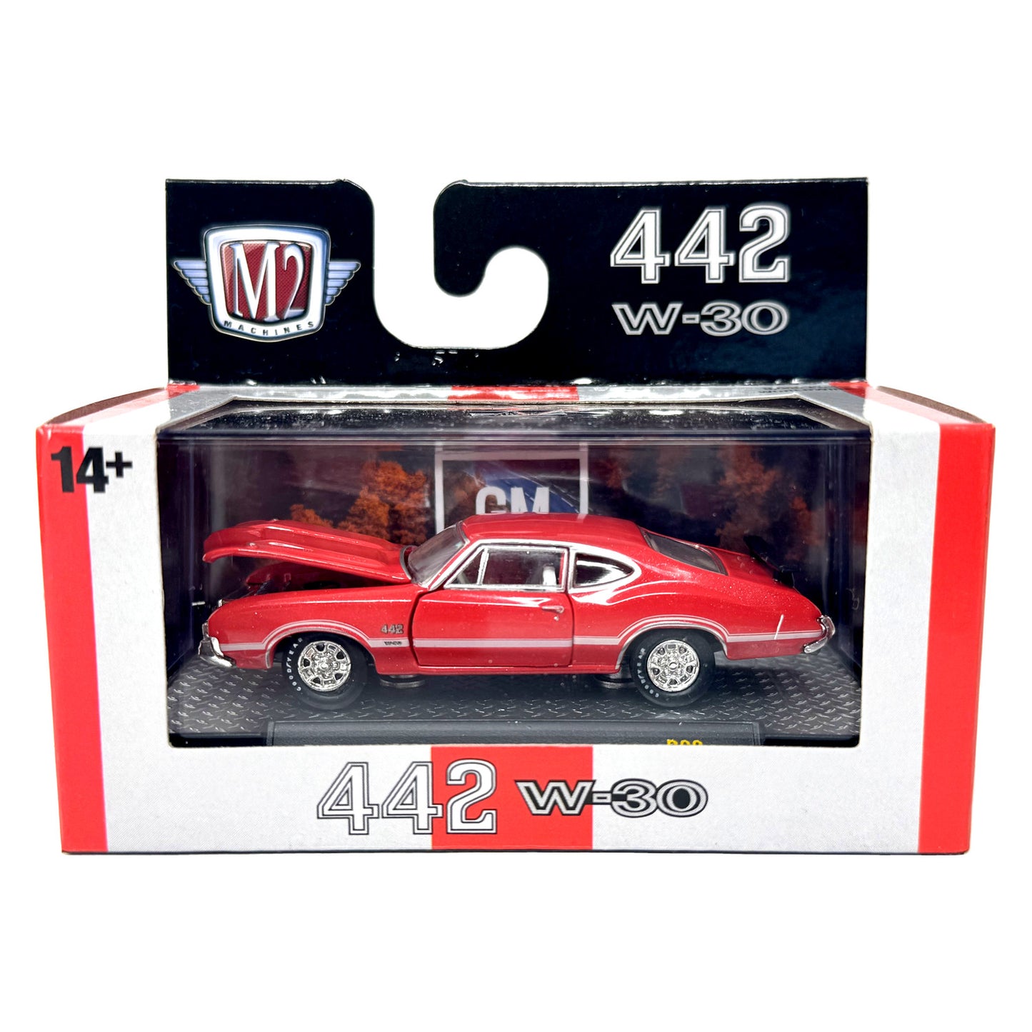 M2 Machines 442 W-30 1970 Oldsmobile Cutlass 442 W-30 1:64 Diecast