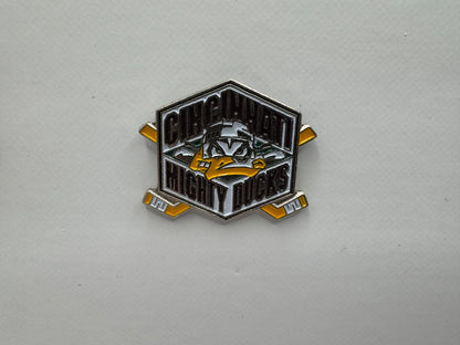 Cincinnati Mighty Ducks AHL Hockey Team Logo Lapel Pin UDT1
