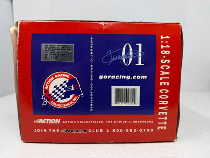 Action Racing #3 Dale Earnhardt GM 2001 Corvette C5R RACED VERSION 1:18 Diecast