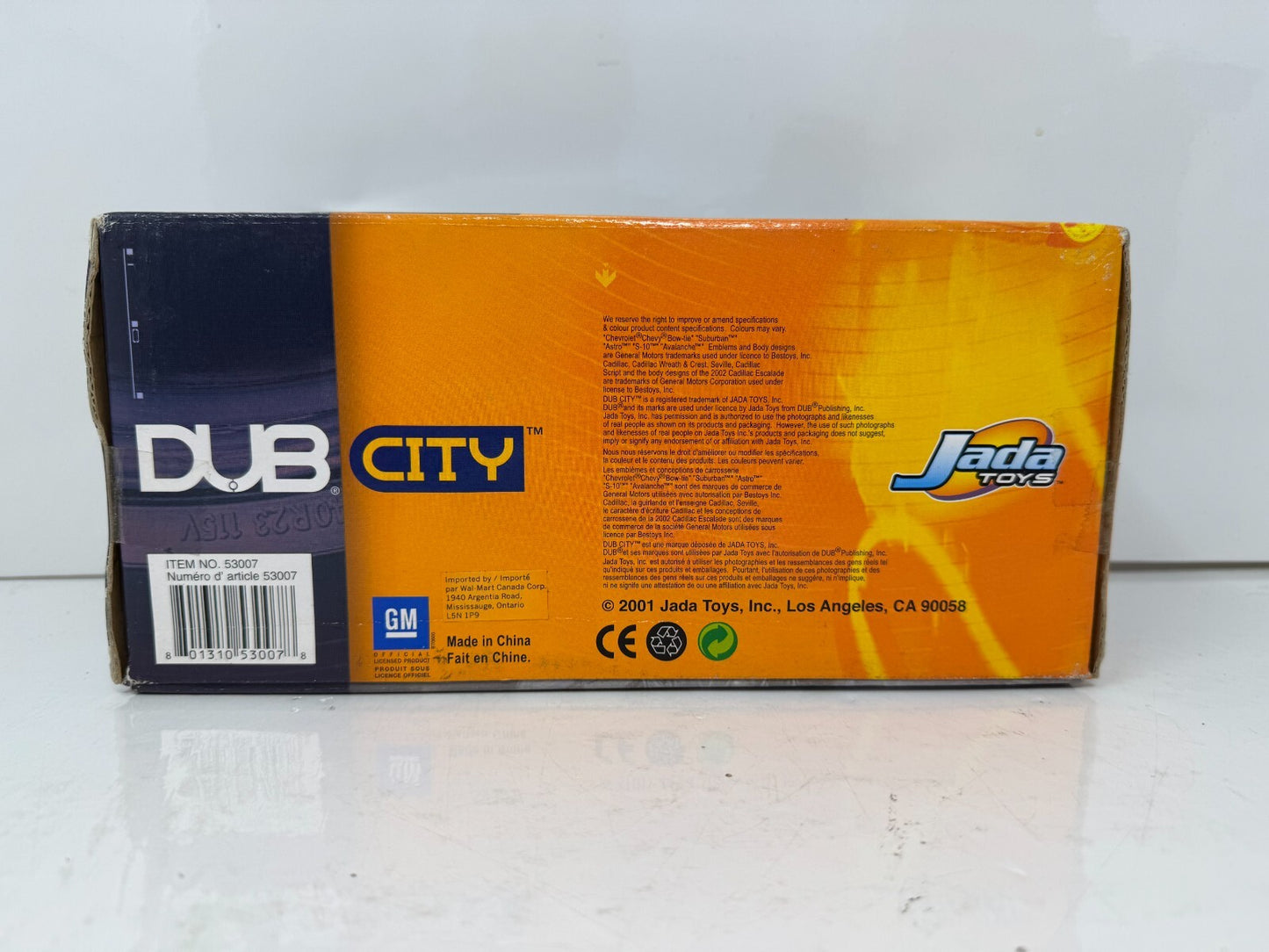 Jada Dub City 2002 Cadillac Escalade 1:24 Diecast KMC Wheels 20 Inch SS Rims