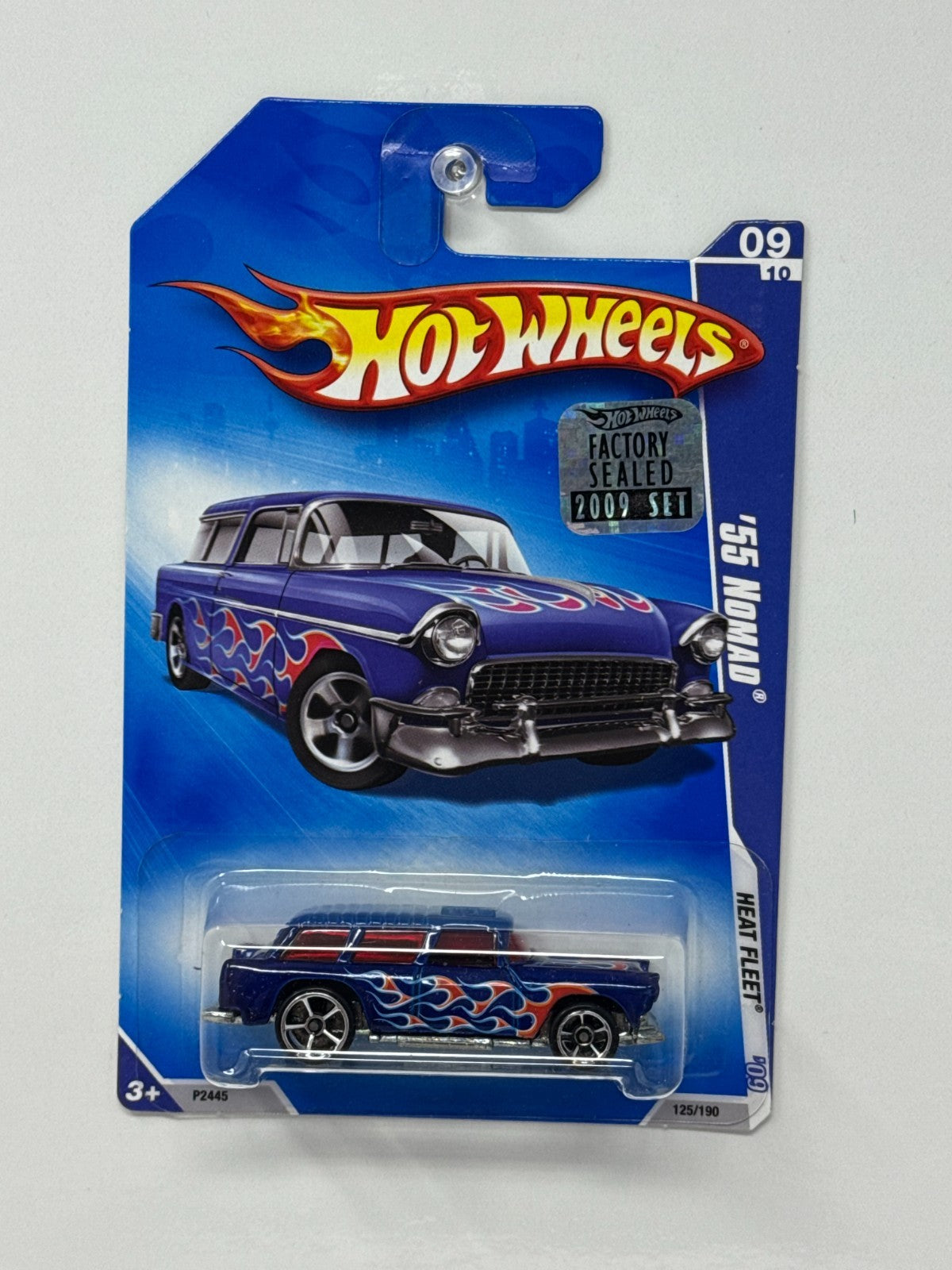 Hot Wheels Heat Fleet '09 1955 Chevy Nomad 1:64 Diecast Factory Sealed
