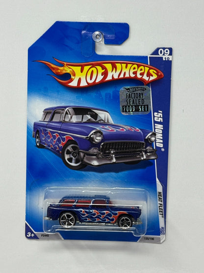 Hot Wheels Heat Fleet '09 1955 Chevy Nomad 1:64 Diecast Factory Sealed