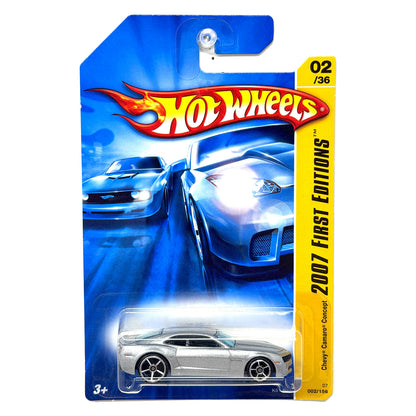 Hot Wheels 2007 First Editions Chevrolet Camaro Concept 1:64 Diecast Silver