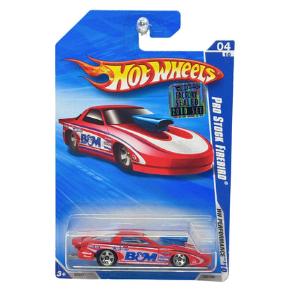 Hot Wheels Performance Pro Stock Firebird 1:64 Diecast Factory Sealed Red