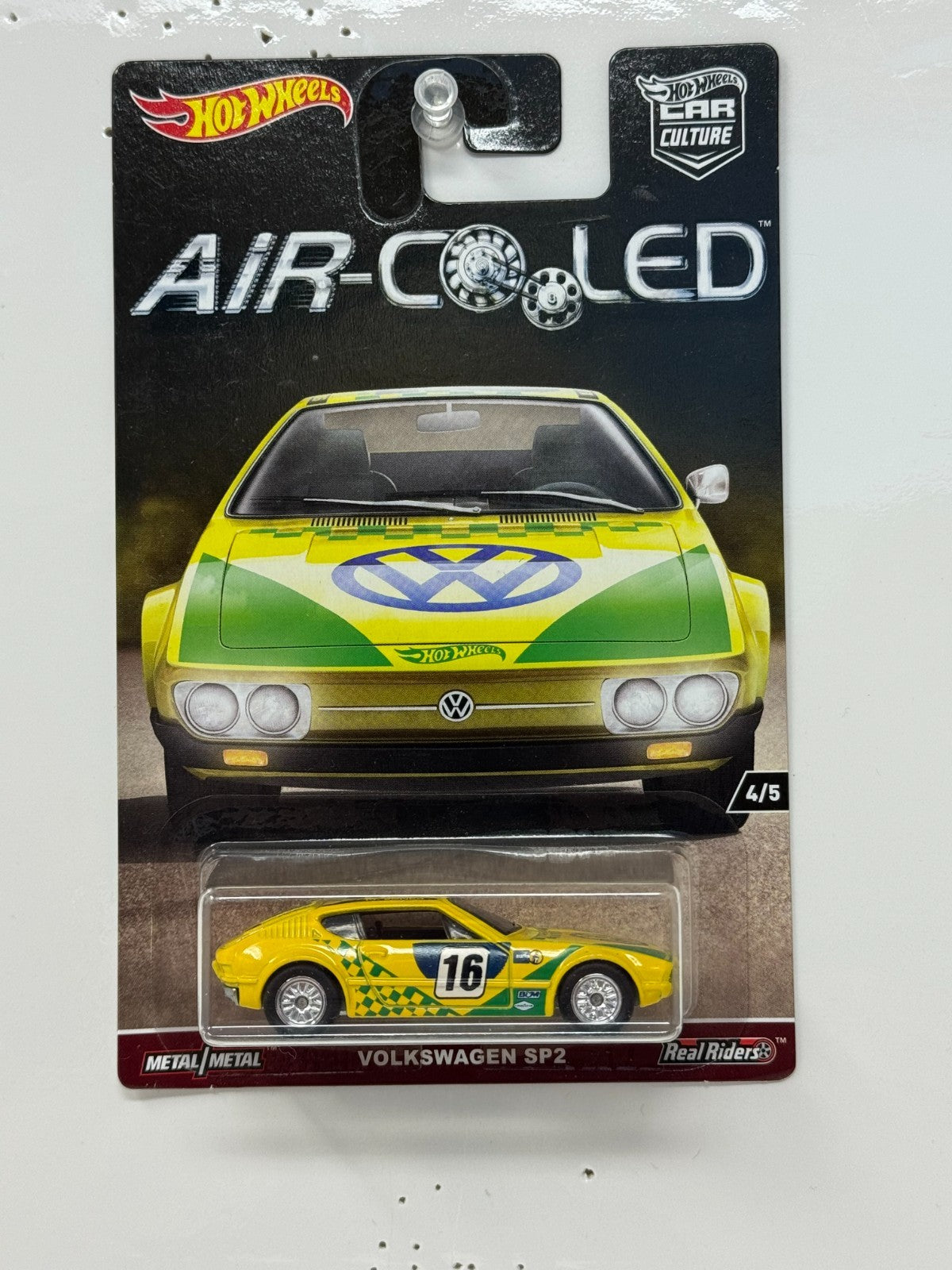 Hot Wheels Air-Cooled Volkswagen SP2 Real Riders 1:64 Diecast