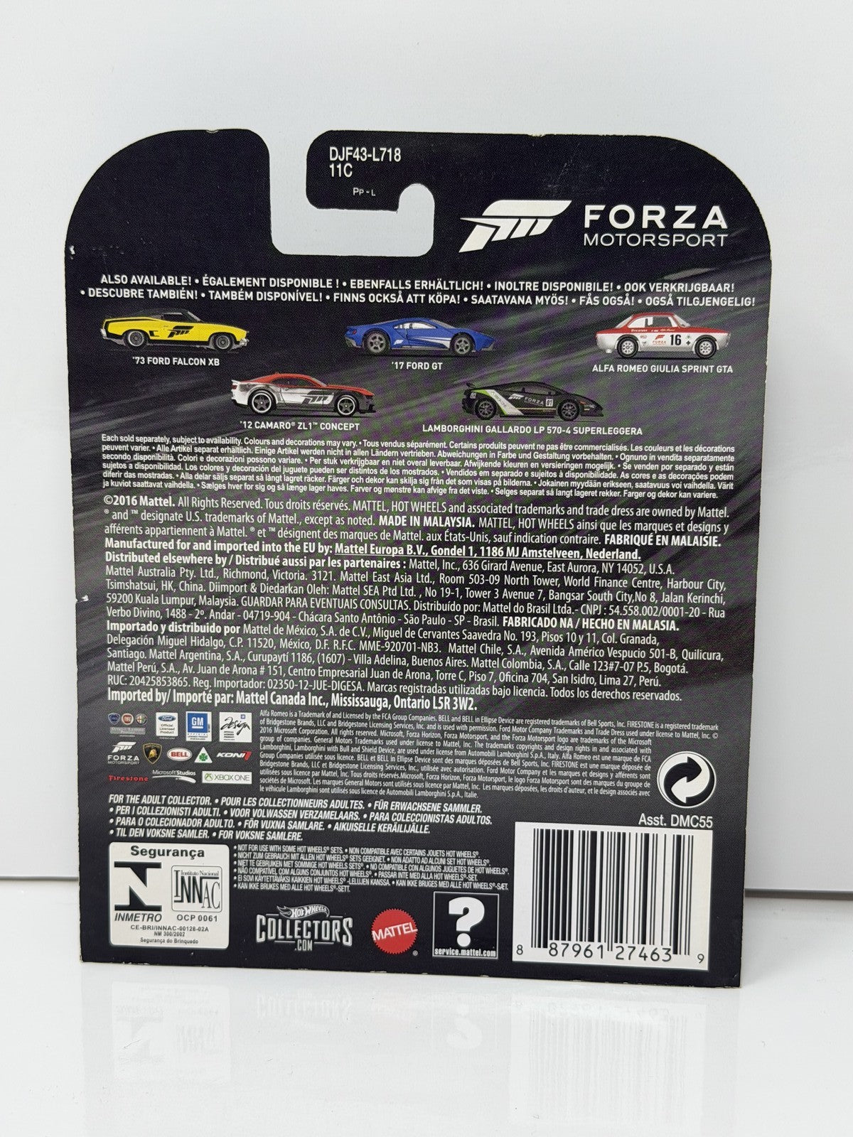 Hot Wheels Retro Entertainment Forza 1973 Ford Falcon XB 1:64 Diecast Yellow