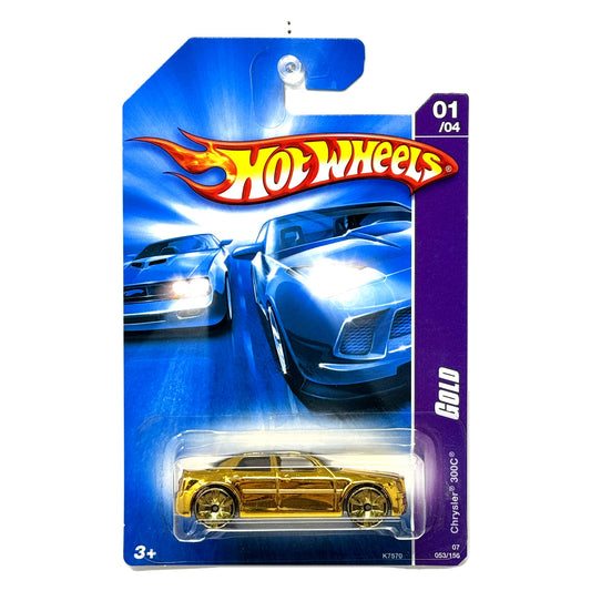 Hot Wheels Gold Chrysler 300C 1:64 Diecast Gold