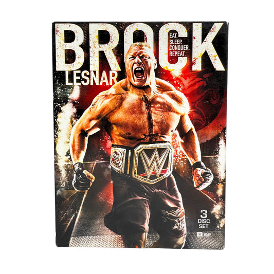 WWE Brock Lesnar Eat Sleep Conquer Repeat (DVD) Brock Lesnar Wrestling