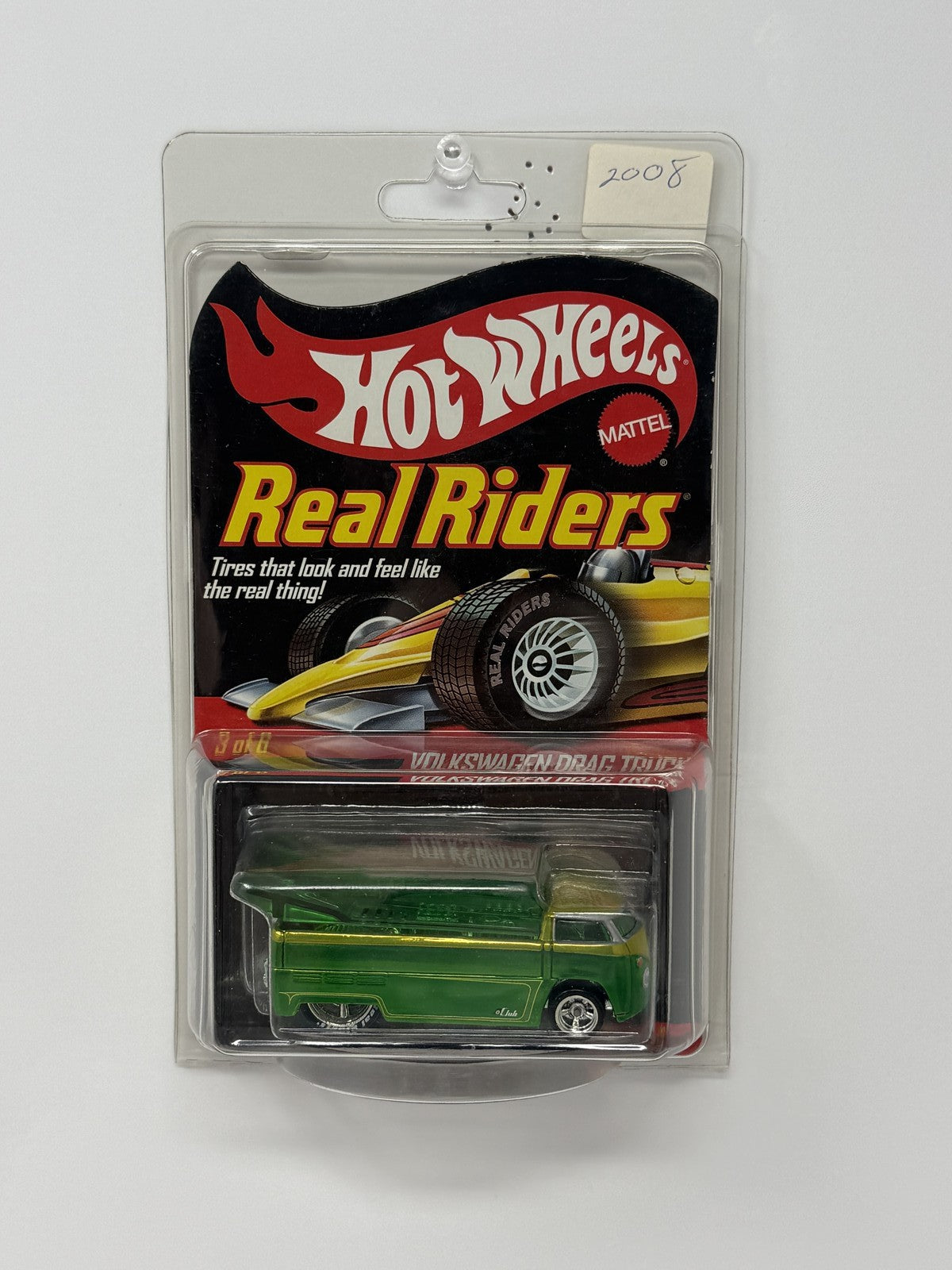 Hot Wheels Real Riders Series 9 Volkswagen Drag Truck 1:64 Diecast Green
