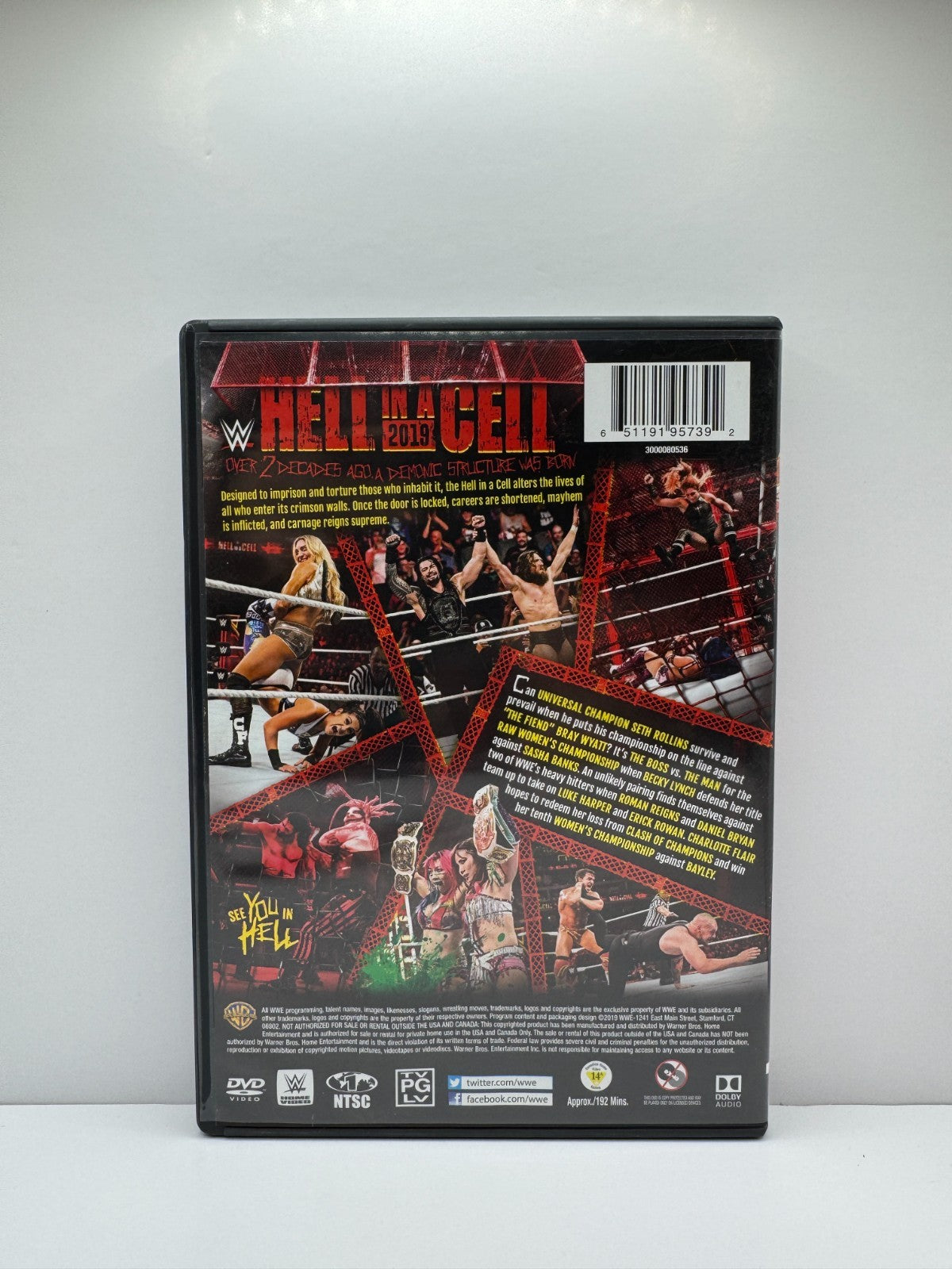 WWE: Hell in a Cell 2019 (DVD) WWE Wrestling