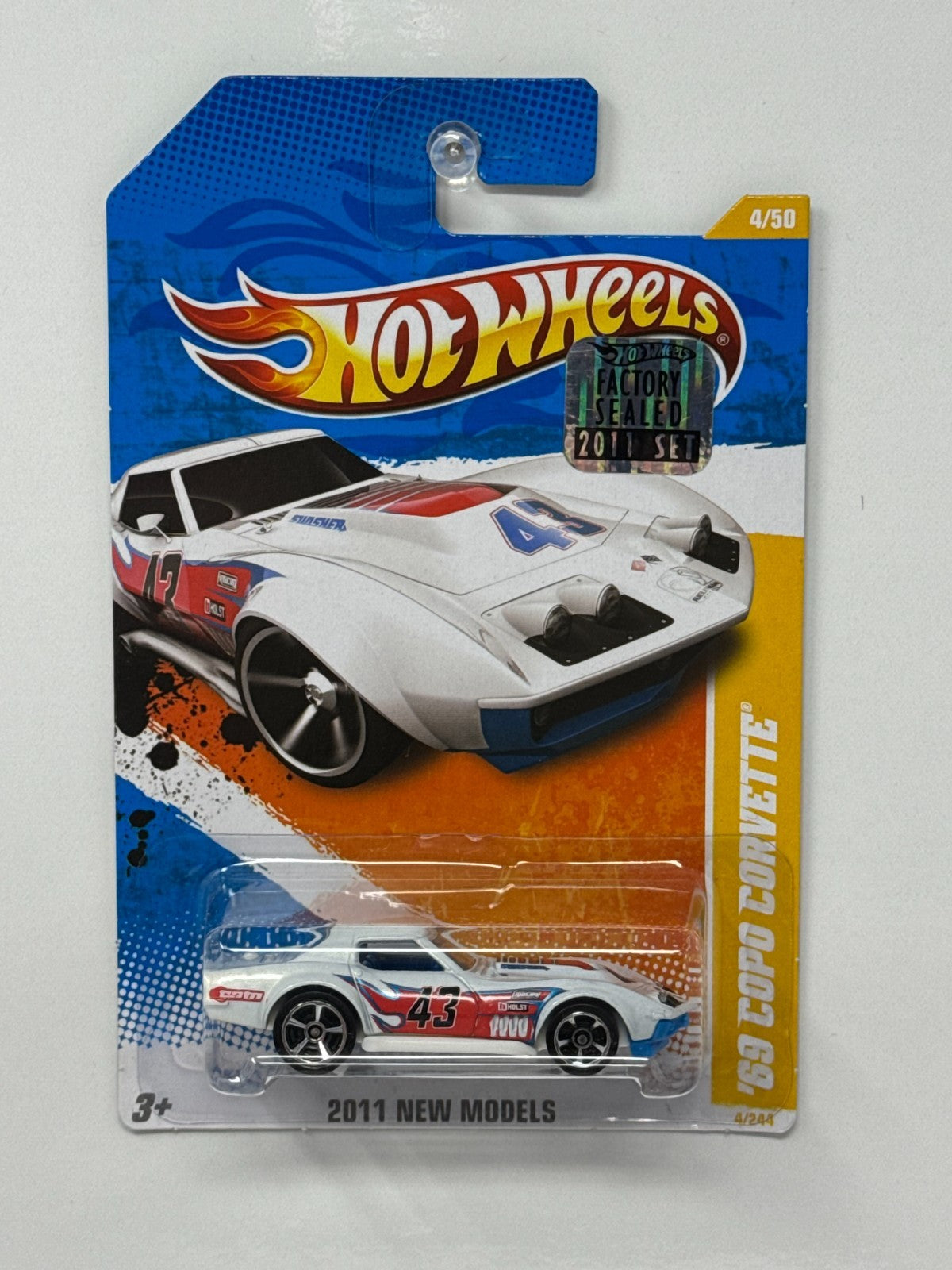 Hot Wheels New Models 1969 Chevy Copo Corvette 1:64 Diecast Factory Sealed