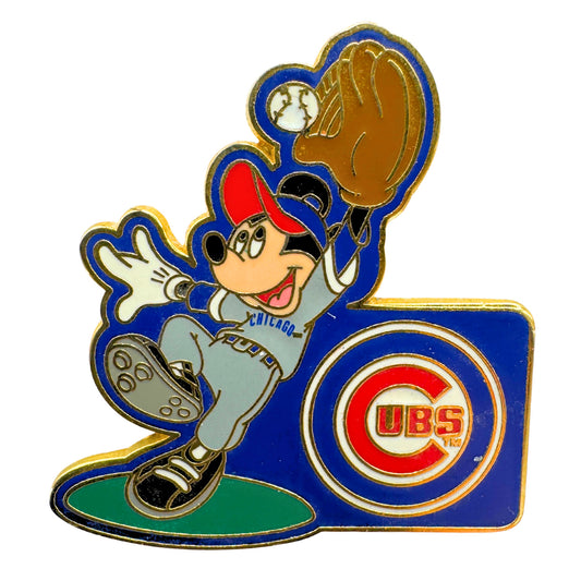 WDW Disney Mickey Mouse MLB Player Chicago Cubs Trading Pin DC2S1