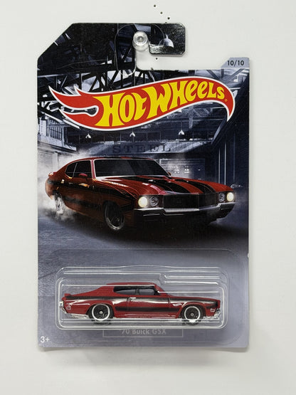 Hot Wheels American Steel 1970 Buick GSX 1:64 Diecast Red