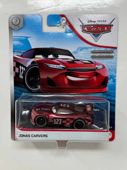 Disney Pixar Cars Jonas Carvers #123 No Stall Metallic Edition 1:55 Diecast