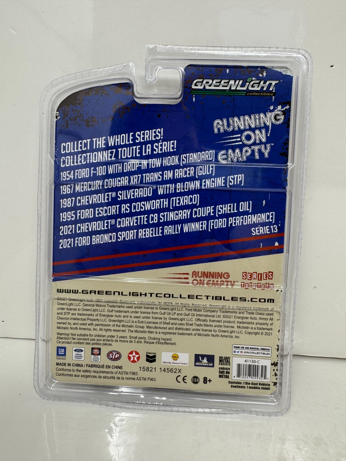Greenlight Running on Empty&nbsp; 1987 Chevrolet Silverado STP 1:64 Diecast