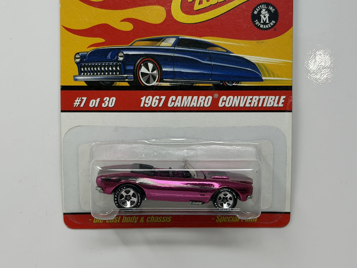 Hot Wheels Classics Series 2 1967 Camaro Convertible 1:64 Diecast Pink