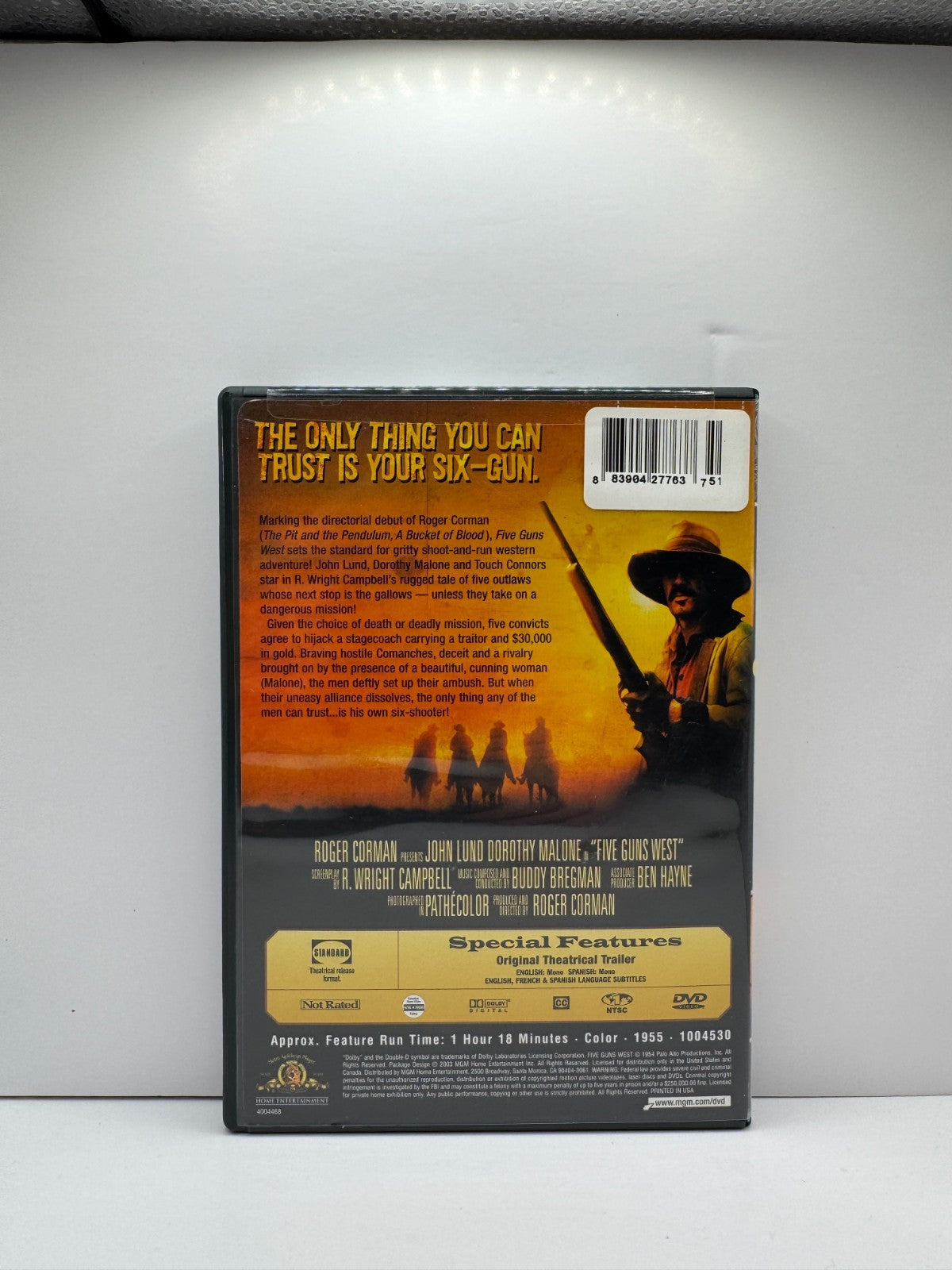 Five Guns West (DVD) John Lund Western