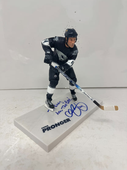 McFarlane NHL Chris Pronger Edmonton Oilers Figure Auto Signed