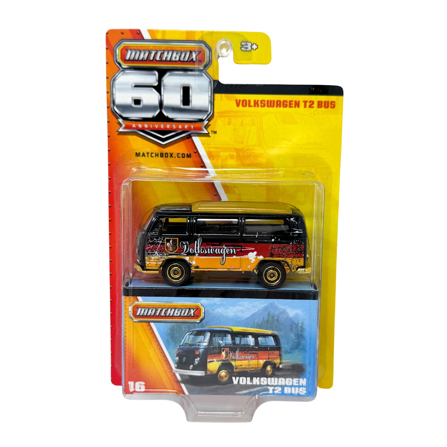 Matchbox 60th Anniversary Volkswagen T2 Bus 1:64 Diecast