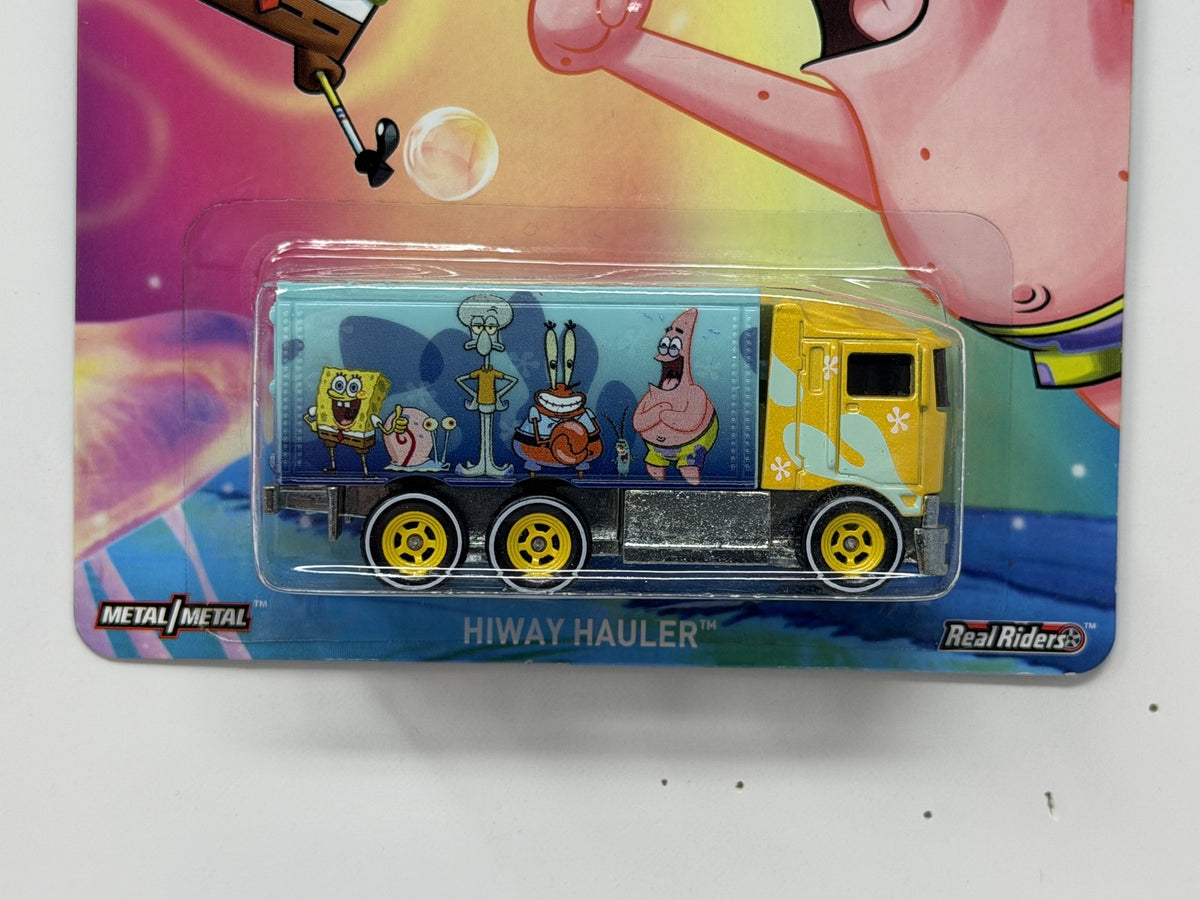 Hot Wheels SpongeBob SquarePants Hiway Hauler 1:64 Diecast Real Riders