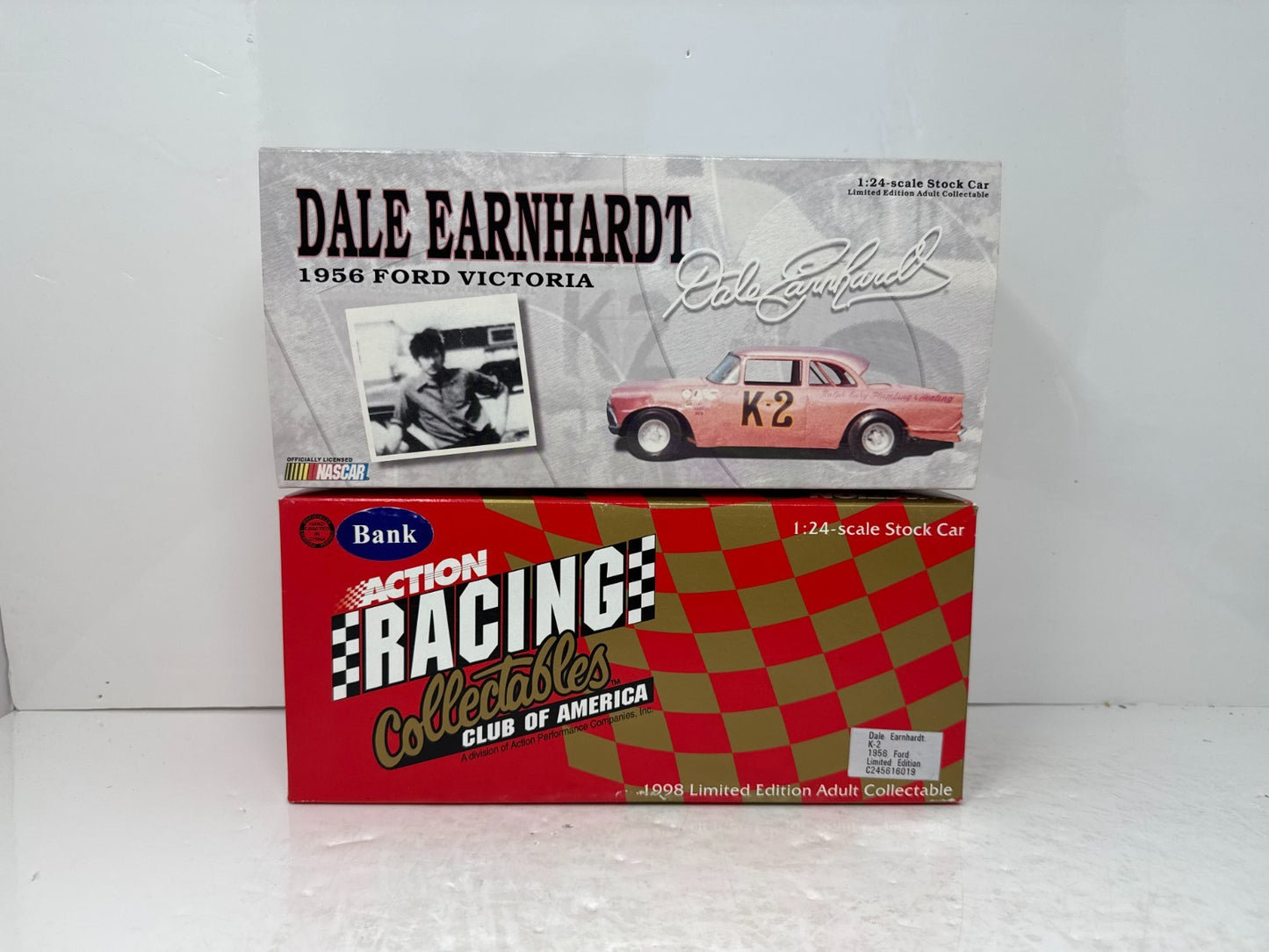 Action Nascar RCCA Dale Earnhardt K-2 1956 Ford Victoria BANK 1:24 Diecast