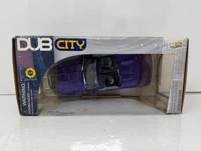 Jada Dub City 2002 Ford Mustang Convertible 1:24 Diecast Lowenhart Wheels 22 In