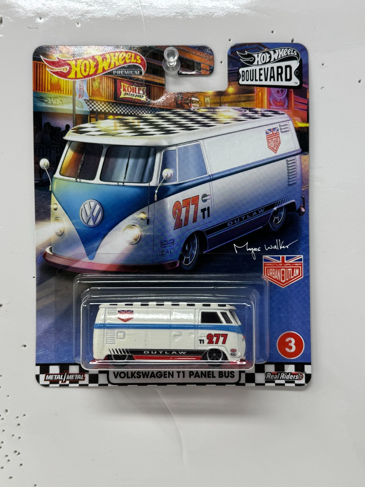 Hot Wheels Premium Boulevard #3 Volkswagen T1 Panel Bus 1:64 Diecast