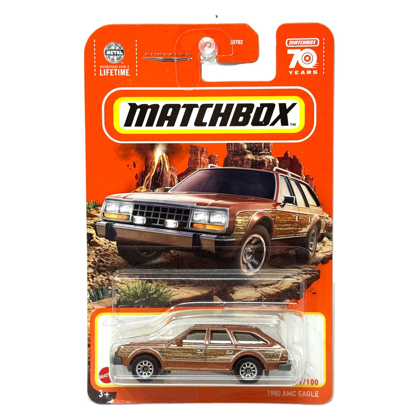 Matchbox 1980 AMC Eagle Wagon 1:64 Diecast Brown