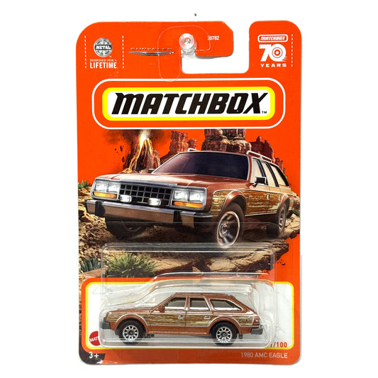 Matchbox 1980 AMC Eagle Wagon 1:64 Diecast Brown