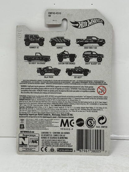 Hot Wheels Camouflage 1983 Chevy Silverado 1:64 Diecast