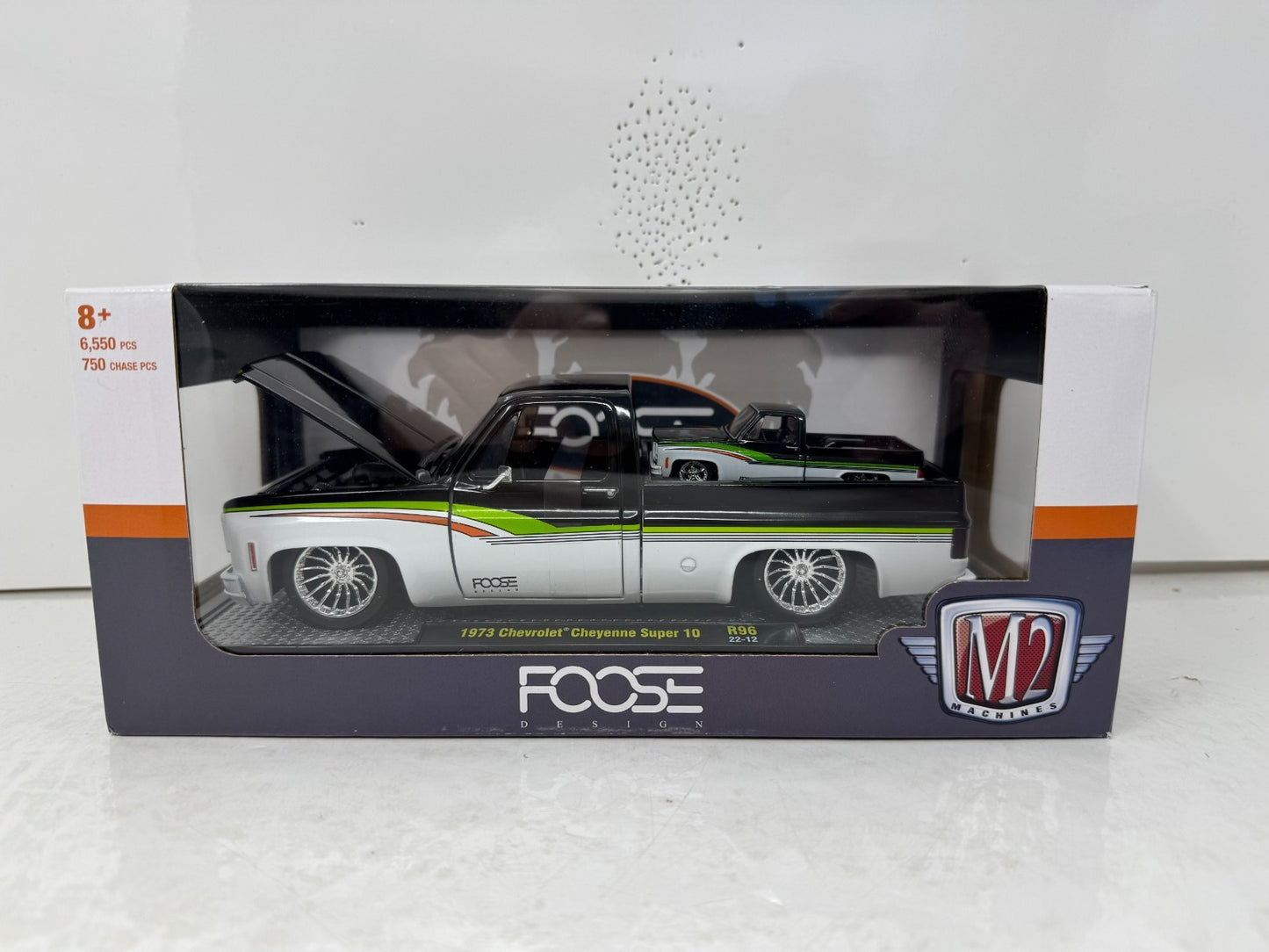 M2 Machines Foose Design 1973 Chevrolet Cheyenne Super 10 1:24 & 1:64 Diecast