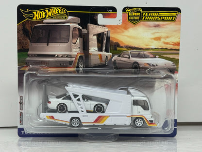 Hot Wheels Premium Team Transport Toyota Soarer & Kousoku Hauler 1:64 Diecast