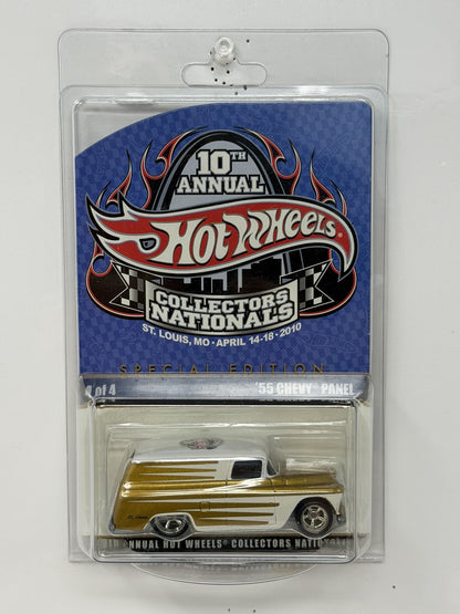 Hot Wheels 2010 10th Collectors Nationals 1955 Chevy Panel 1:64 Diecast 972/1200