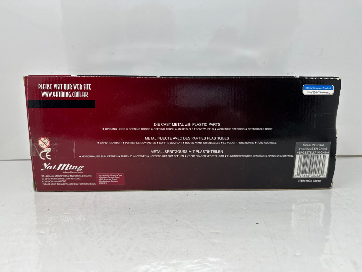 Yat Ming Road Signature 1955 Ford Thunderbird 1:18 Diecast