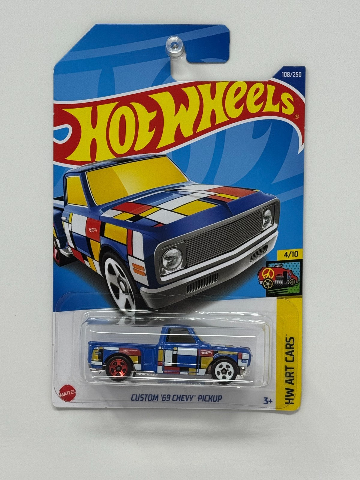 Hot Wheels HW Art Cars Custom 1969 Chevy Pickup 1:64 Diecast