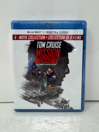 Mission Impossible 6-Movie Collection (Blu-ray) Action Brand New and Sealed!!!