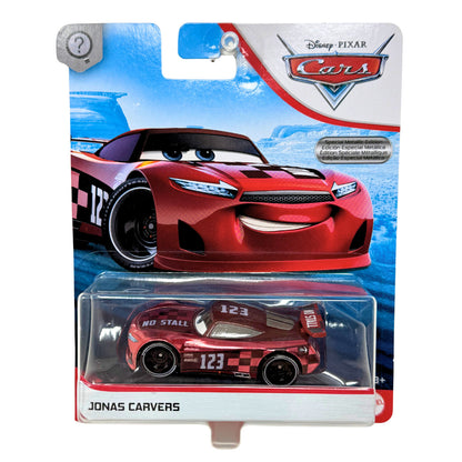 Disney Pixar Cars Jonas Carvers #123 No Stall Metallic Edition 1:55 Diecast