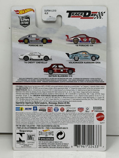 Hot Wheels Track Day 1978 Porsche 935 1:64 Diecast Real Riders