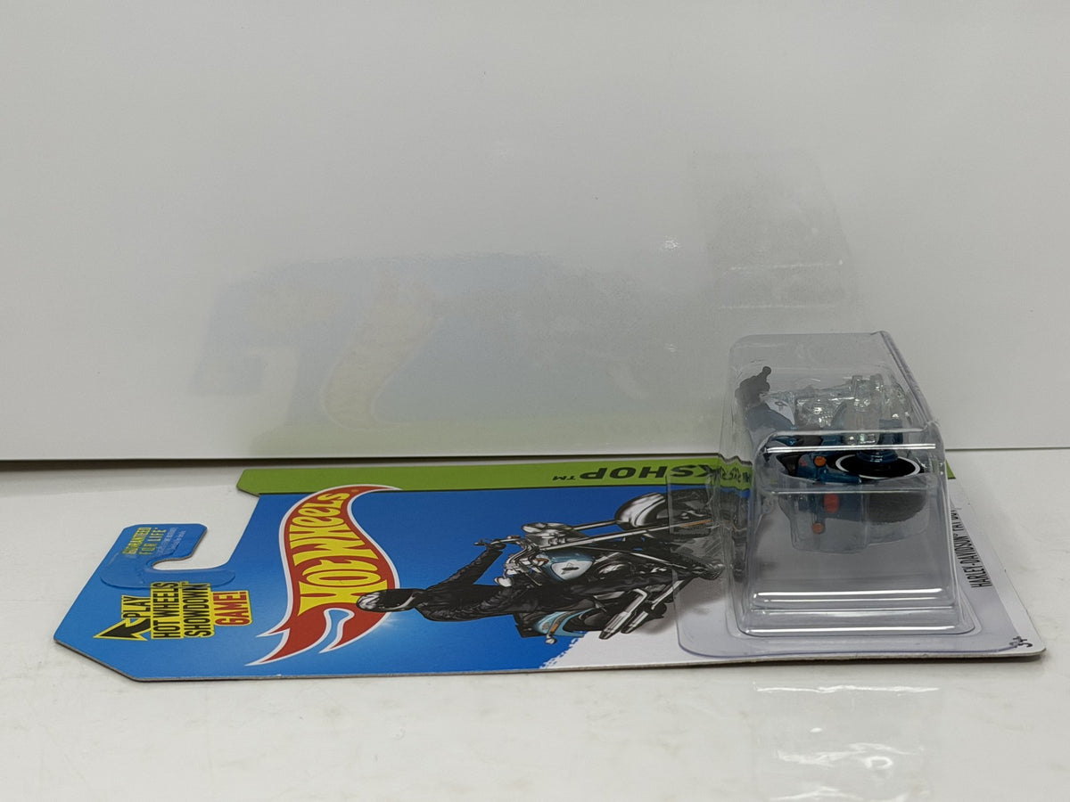 Hot Wheels Super Treasure Hunt Harley-Davidson Fat Boy Garage 1:64 Diecast STH