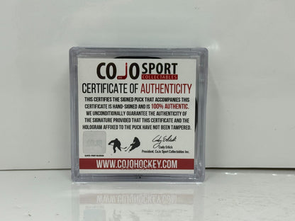 Jared McCann Seattle Kraken Signed NHL Autograph Puck Silver Auto