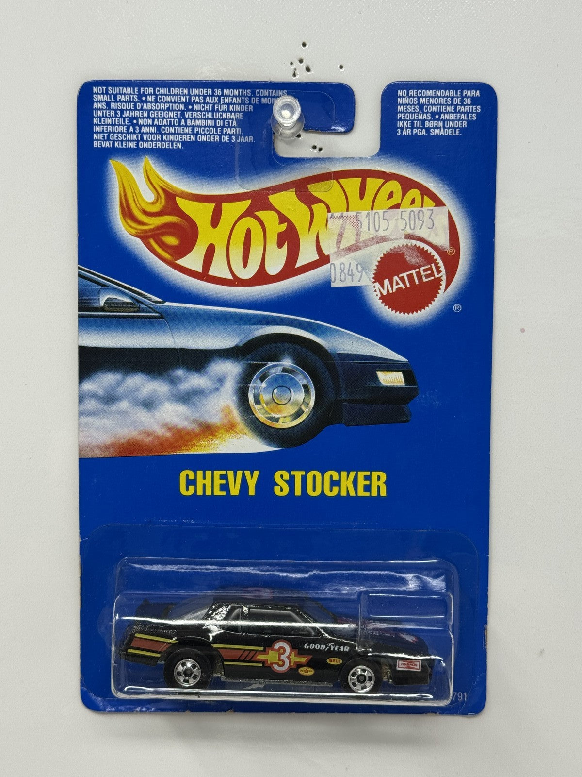 Hot Wheels Chevy Stocker 1:64 Diecast Blue Card