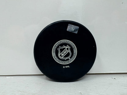 Matthew Barnaby Buffalo Sabres Signed NHL Autograph Puck Gold Auto